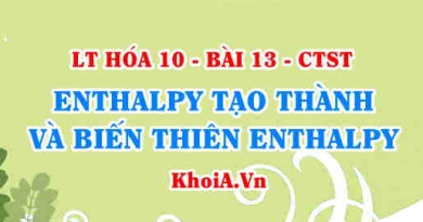 Phản ứng thu nhiệt, phản ứng tỏa nhiệt là gì? Phương trình nhiệt hóa học là gì? Tính biến thiên Enthalpy - Hóa 10 bài 13